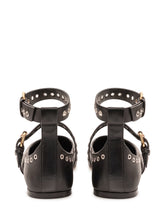 ISABEL MARANT - Ballerine Ylza con Cinturini - Nero - LIDIASHOPPING® - Official Website