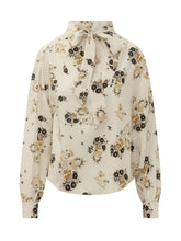 ISABEL MARANT - Fedry Camicia con Fiocco - Bianco - LIDIASHOPPING® - Official Website