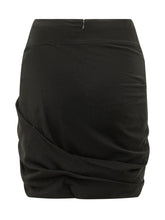 ISABEL MARANT - Sabrina Minigonna Drappeggiata - Nero - LIDIASHOPPING® - Official Website