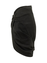 ISABEL MARANT - Sabrina Minigonna Drappeggiata - Nero - LIDIASHOPPING® - Official Website