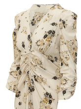 ISABEL MARANT - Albini Abito Midi Drappeggiato - Bianco - LIDIASHOPPING® - Official Website