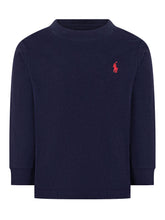 POLO RALPH LAUREN KIDS - Long Sleeve Logo T-shirt - Blue - LIDIASHOPPING® - Official Website