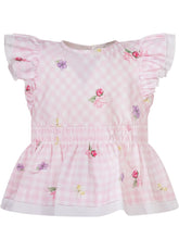 MONNALISA - Top in Popeline con Fiori - Rosa - LIDIASHOPPING® - Official Website