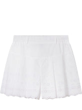 MONNALISA - Shorts in Popeline - Bianco - LIDIASHOPPING® - Official Website
