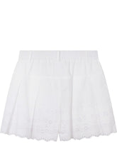 MONNALISA - Shorts in Popeline - Bianco - LIDIASHOPPING® - Official Website