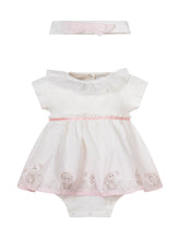 MONNALISA - Abito con Fascia - Bianco - LIDIASHOPPING® - Official Website