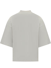 FEAR OF GOD ESSENTIALS - T-shirt Oversize con Placca Logo - Blu - LIDIASHOPPING® - Official Website
