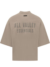 FEAR OF GOD ESSENTIALS - T-shirt with Front Lettering - Beige - LIDIASHOPPING® - Official Website