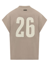 FEAR OF GOD ESSENTIALS - T-shirt Senza Maniche con Stampa - Beige - LIDIASHOPPING® - Official Website