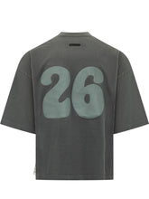 FEAR OF GOD ESSENTIALS - T-shirt Oversize con Piccolo Logo - Grigio - LIDIASHOPPING® - Official Website