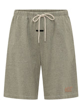 FEAR OF GOD ESSENTIALS - Shorts with Drawstring and Hem Motif - Green - LIDIASHOPPING® - Official Website