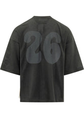 FEAR OF GOD ESSENTIALS - T-shirt Traforata con Maxi Lettering - Nero - LIDIASHOPPING® - Official Website