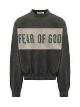 FEAR OF GOD ESSENTIALS - Cropped Sweatshirt with Lettering - Black - LIDIASHOPPING® - Official Website