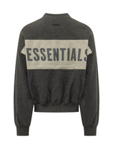 FEAR OF GOD ESSENTIALS - Cropped Sweatshirt with Lettering - Black - LIDIASHOPPING® - Official Website