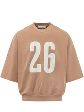 FEAR OF GOD ESSENTIALS - Crew Neck Sweatshirt with Maxi Number - Pink - LIDIASHOPPING® - Official Website