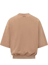 FEAR OF GOD ESSENTIALS - Crew Neck Sweatshirt with Maxi Number - Pink - LIDIASHOPPING® - Official Website