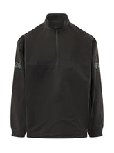 FEAR OF GOD ESSENTIALS - Giacca Half Zip con Stampa sulle Maniche - Nero - LIDIASHOPPING® - Official Website