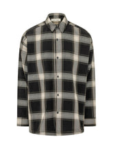 FEAR OF GOD ESSENTIALS - Camicia a Quadri con Bottoni - Grigio - LIDIASHOPPING® - Official Website