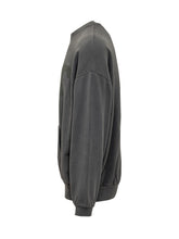 FEAR OF GOD ESSENTIALS - Crew Neck Sweatshirt with Tonal Print - Grey - LIDIASHOPPING® - Official Website