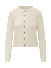 MICHAEL MICHAEL KORS - Cardigan Corto con Chiusura a Bottoni - Bianco - LIDIASHOPPING® - Official Website