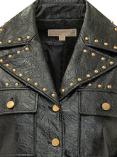 MICHAEL MICHAEL KORS - Cropped Jacket with Studs - Black - LIDIASHOPPING® - Official Website