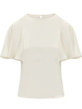 MICHAEL MICHAEL KORS - Top with Cape Sleeves - White - LIDIASHOPPING® - Official Website