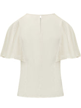 MICHAEL MICHAEL KORS - Top with Cape Sleeves - White - LIDIASHOPPING® - Official Website