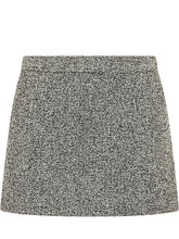 MICHAEL MICHAEL KORS - Minigonna Tweed - Nero - LIDIASHOPPING® - Official Website