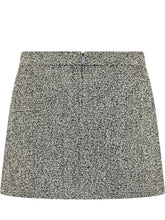 MICHAEL MICHAEL KORS - Minigonna Tweed - Nero - LIDIASHOPPING® - Official Website