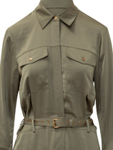 MICHAEL MICHAEL KORS - Satin Jumpsuit - Green - LIDIASHOPPING® - Official Website