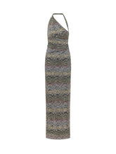 MISSONI - Abito Lungo con Scollo Asimmetrico - Multicolore - LIDIASHOPPING® - Official Website