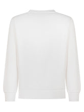 BALMAIN KIDS - Felpa con Maxi Scritta Frontale - Bianco - LIDIASHOPPING® - Official Website