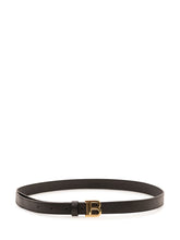 BALMAIN KIDS - Cintura con Fibbia Logo - Nero - LIDIASHOPPING® - Official Website