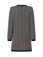 BALMAIN KIDS - Knit Dress with Geometric Pattern - Multicolor - LIDIASHOPPING® - Official Website
