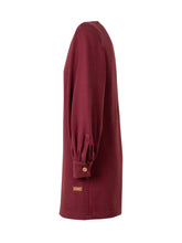 BALMAIN KIDS - Abito Corto con Maniche Arricciate - Rosso - LIDIASHOPPING® - Official Website