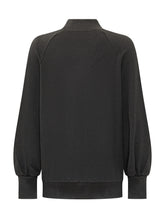 BALMAIN KIDS - High Neck Sweatshirt with Lettering - Black - LIDIASHOPPING® - Official Website