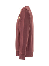 BALMAIN KIDS - Crew Neck Sweatshirt with Shoulder Buttons - Red - LIDIASHOPPING® - Official Website