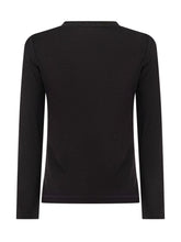 BALMAIN KIDS - Long Sleeve T-shirt with Logo - Black - LIDIASHOPPING® - Official Website
