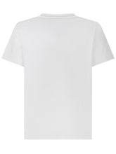 BALMAIN KIDS - T-shirt with Front Logo - White - LIDIASHOPPING® - Official Website