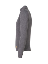 BALMAIN KIDS - Maglia a Coste con Collo Alto - Grigio - LIDIASHOPPING® - Official Website