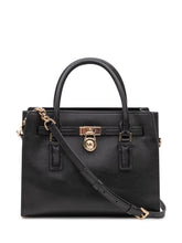 MICHAEL MICHAEL KORS - Borsa Satchel con Doppio Manico - Nero - LIDIASHOPPING® - Official Website