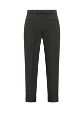 CRUNA - Pantaloni Carrot Fit con Risvolti - Nero - LIDIASHOPPING® - Official Website