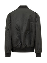 44 LABEL GROUP - Bomber with Pockets and Sleeve Zip - Black - LIDIASHOPPING® - Official Website
