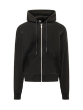 44 LABEL GROUP - Felpa con Cappuccio e Zip - Nero - LIDIASHOPPING® - Official Website