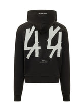44 LABEL GROUP - Felpa con Cappuccio e Zip - Nero - LIDIASHOPPING® - Official Website