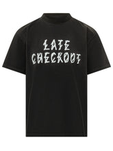 44 LABEL GROUP - T-shirt Late Checkout con Stampa - Nero - LIDIASHOPPING® - Official Website