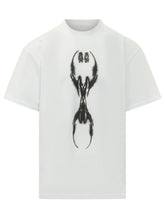 44 LABEL GROUP - T-shirt con Stampa Grafica Verticale - - LIDIASHOPPING® - Official Website