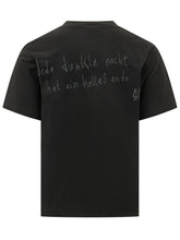 44 LABEL GROUP - Relaxed Slim Fit T-shirt with Print - Black - LIDIASHOPPING® - Official Website