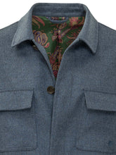 ETRO - Giacca Camicia con Tasche Applicate - Blu - LIDIASHOPPING® - Official Website