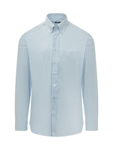 ETRO - Camicia Roma con Colletto Button Down - Blu - LIDIASHOPPING® - Official Website